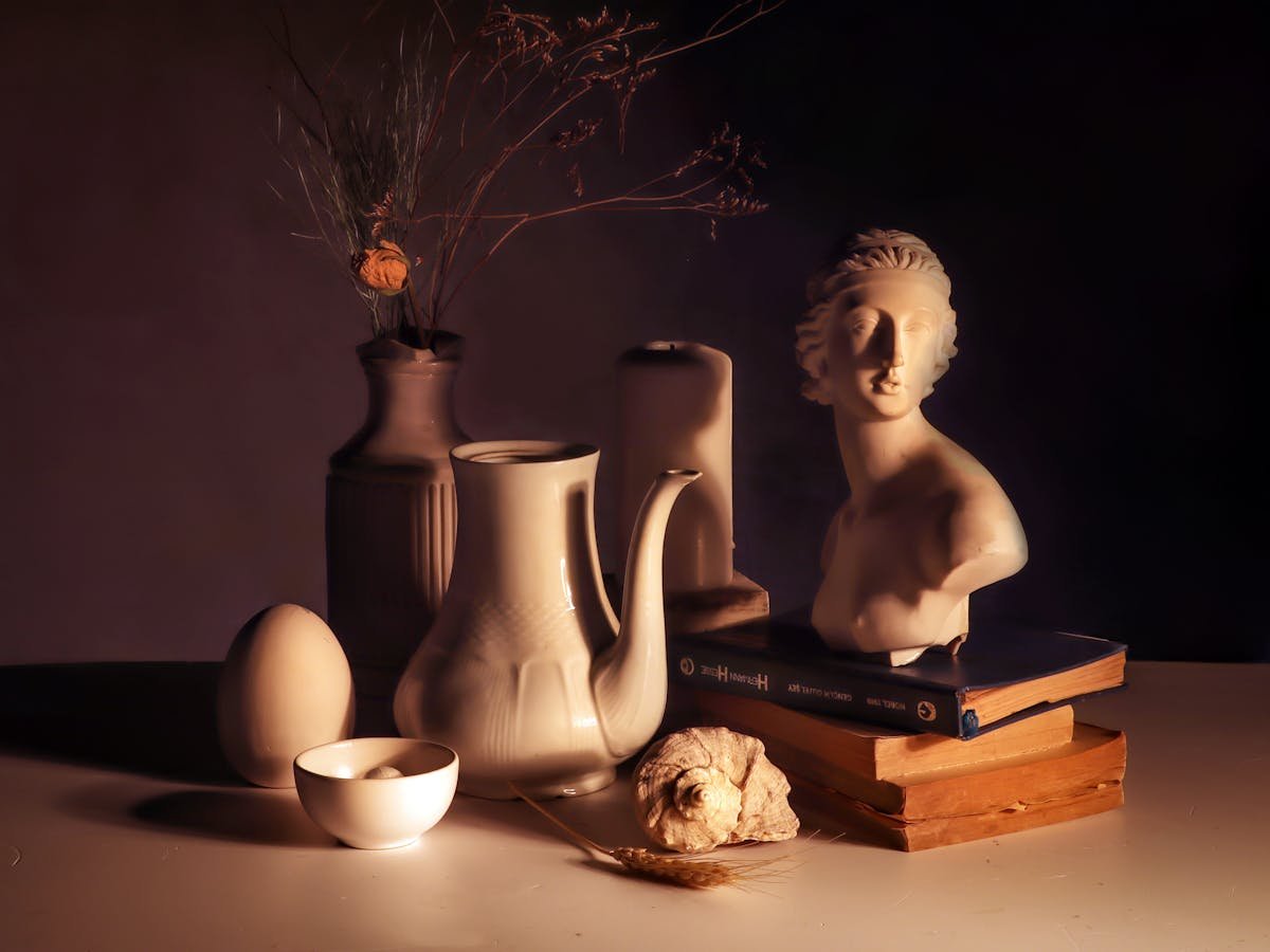 Decorating With Books, Ceramics, Art